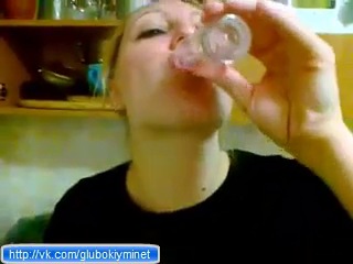 the recipe for drinking tequila properly: you need to lick, drink and suck (porn) (russian) (homemade)